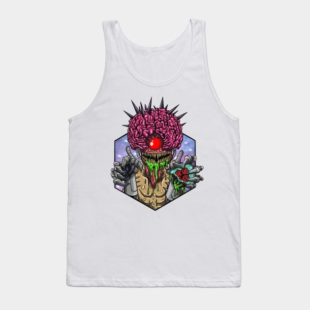 mother brain metroid Tank Top by sample the dragon